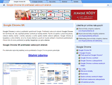 Tablet Screenshot of google-chrome.sk